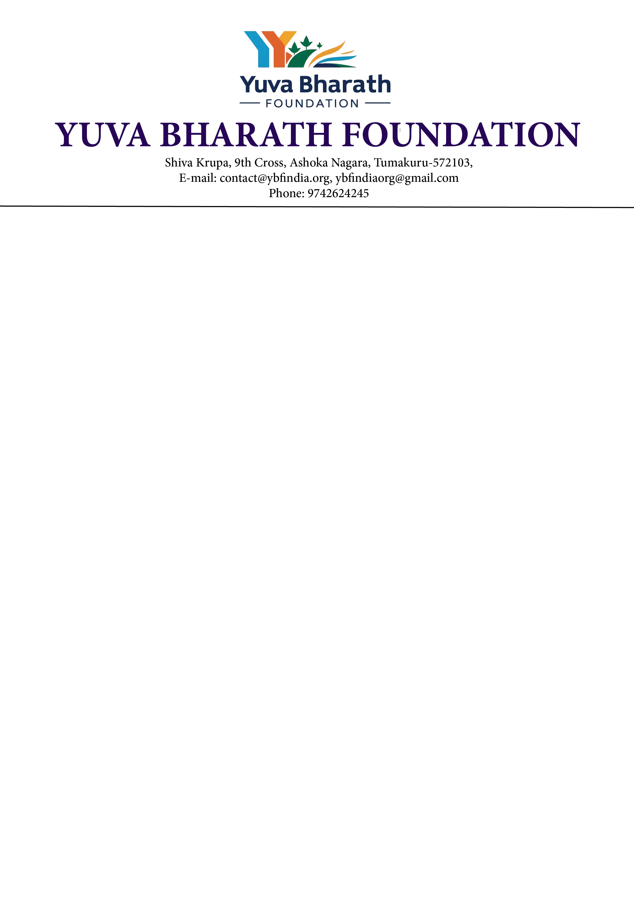 YBF Official Letterhead